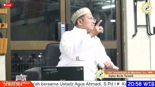 Kajian Ramadhan 1445 H - Terawih II Ustadz Irwansyah Al-Maidani, Lc., MA. смотреть онлайн