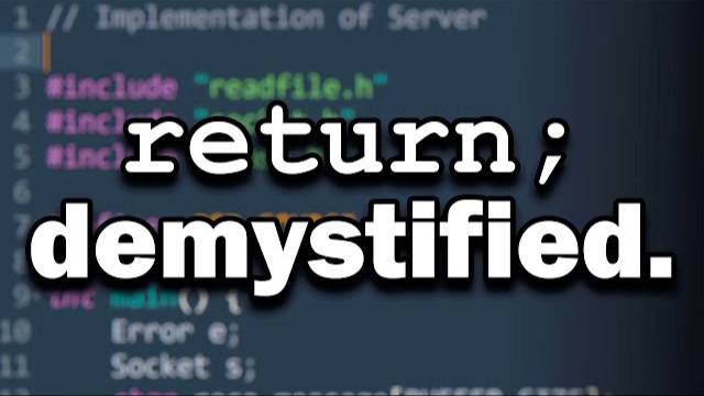 do you know how 'return' works under the hood? (are you SURE?) смотреть онлайн