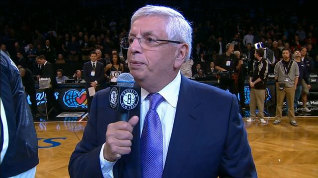 David Stern Introduces The Brooklyn Nets