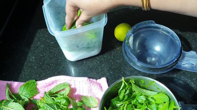Weekly vegetable cleaning tips || Green Chutney recipe || trying to grow mint at home| in tamil смотреть онлайн