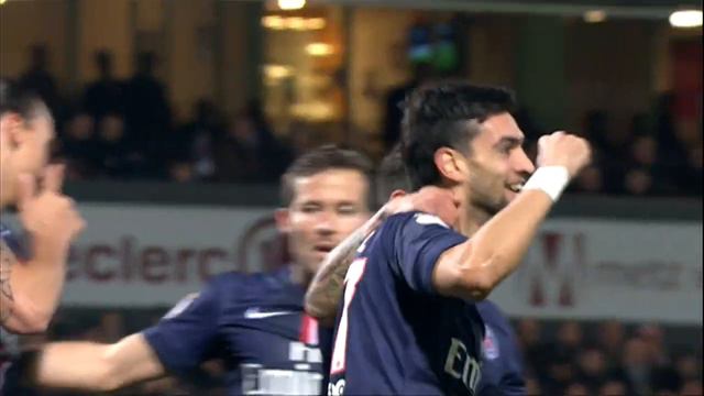 But Javier PASTORE (9') / FC Metz - Paris Saint-Germain (2-3) - (FCM - PSG) / 2014-15 смотреть онлайн
