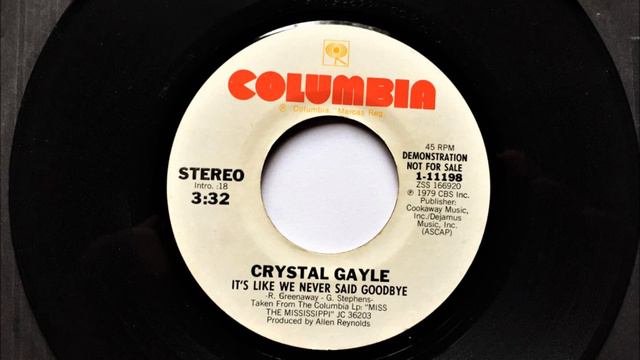 It's Like We Never Said Goodbye , Crystal Gayle , 1980 смотреть онлайн