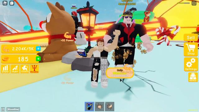 everyone keeps killing me!! (T-T) Roblox lifting simulator смотреть онлайн