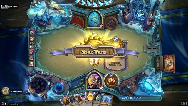 Hearthstone Frozen Throne Adventure - How to Beat Lord Marrowgar (Easy Win) смотреть онлайн