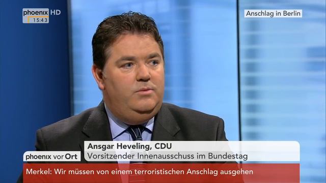 Anschlag In Berlin: Studiointerview Mit Prof. Thomas Jäger Und Ansgar Heveling Am 20.12.2016