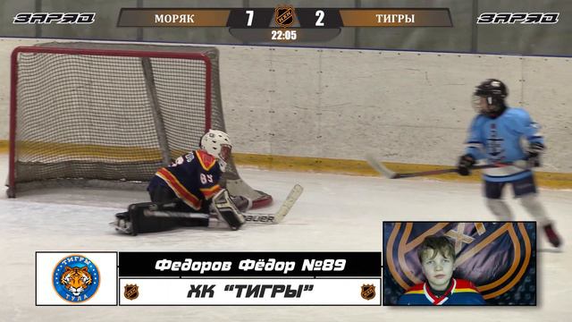Федоров Фёдор #89 ХК Тигры Лучший игрок матча смотреть онлайн