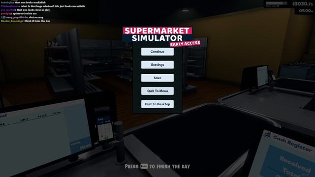 -_- time for work fml | Supermarket Simulator смотреть онлайн