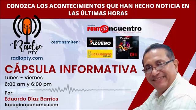 Cápsula Informativa con Eduardo Díaz Barrios - Jueves 28 de julio 2022 смотреть онлайн
