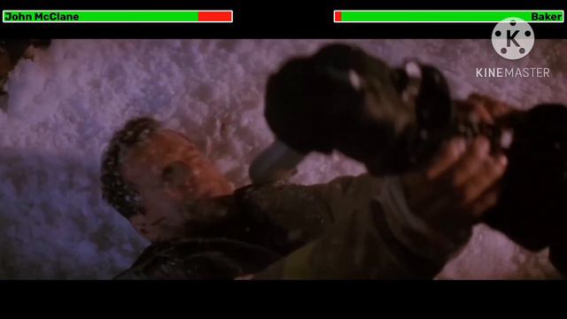 John McClane vs. Baker with healthbars смотреть онлайн