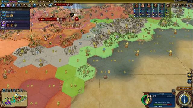 Civ 6 Genghis Khan Gameplay - Mongolia Domination Victory Guide on Deity - Part 2 смотреть онлайн