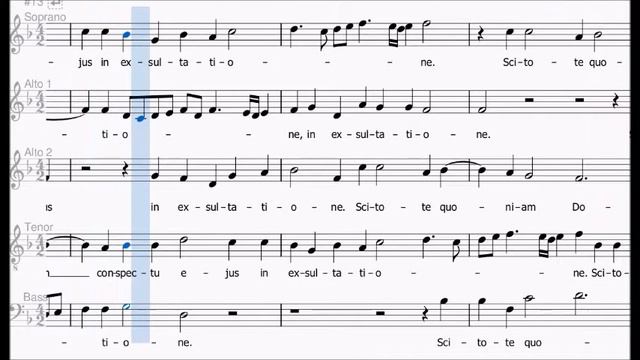 Cipriano de Rore - Jubilate deo omnis terra, Spartito per Basso смотреть онлайн