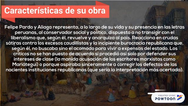 Felipe Pardo Y Aliaga  - Escritor Per. 68 - Reflexión Con TDB