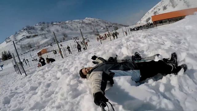 First Time In Life Snowboard ISRAEL 2015 - גיא רבינוביץ