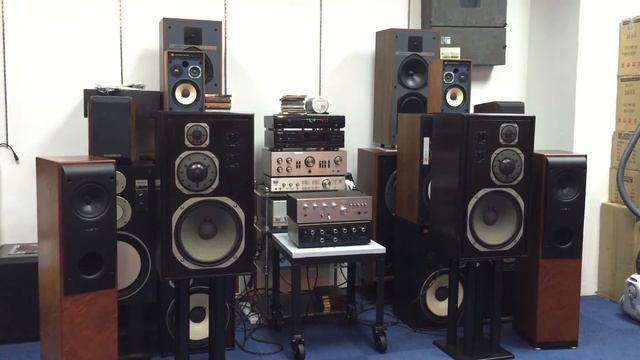 Vintage Yamaha NS1000 with Sansui AU2200 int amp смотреть онлайн