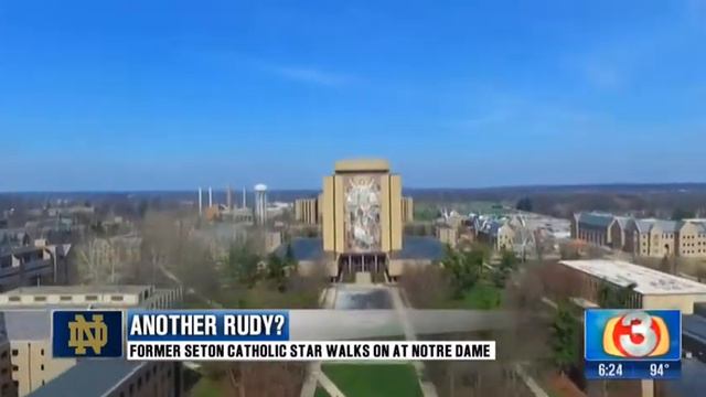Seton Catholic alum Brandon Garcia walks on at Notre Dame смотреть онлайн