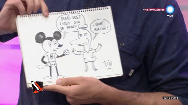 Martín Garabal Le Muestra Sus Dibujos Robados A Nik