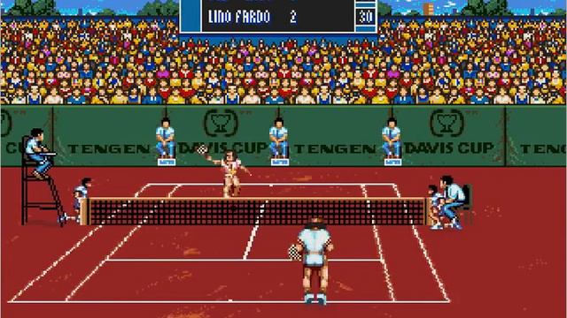 Davis Cup World Tour Gameplay Sega Genesis смотреть онлайн