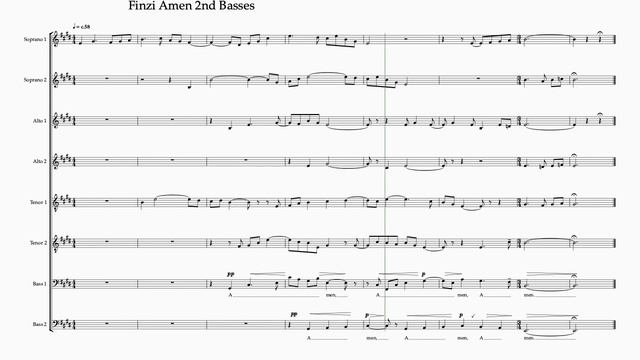 Finzi Amen 2nd Bass смотреть онлайн