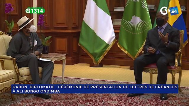 GABON - CÉRÉMONIE DE PRÉSENTATION DE LETTRES CRÉANCES À ALI BONGO ONDIMBA смотреть онлайн