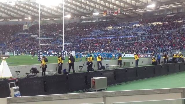 Rugby Sei Nazioni Italia-Irlanda il saluto dei Gladiatori 1 смотреть онлайн