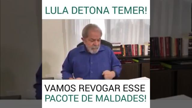 Lula detona Temer! смотреть онлайн
