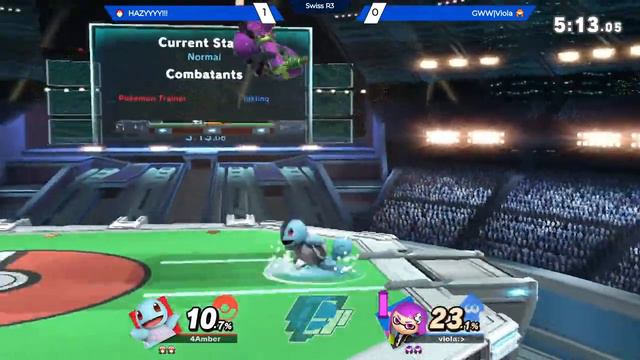[10/16/21|SSBU] Swiss R3: HAZYYYY!!! (Pokemon Trainer) VS GWW|Viola (Inkling) смотреть онлайн