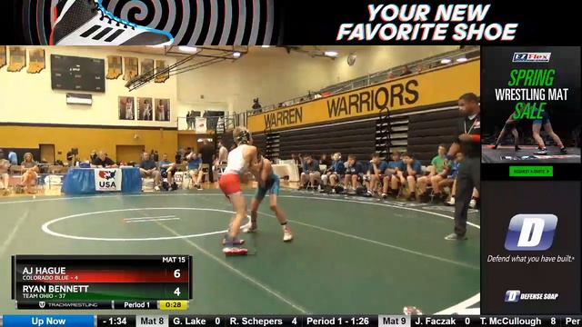 Mat 15 77 AJ Hague Colorado Blue Vs Ryan Bennett Team Ohio смотреть онлайн