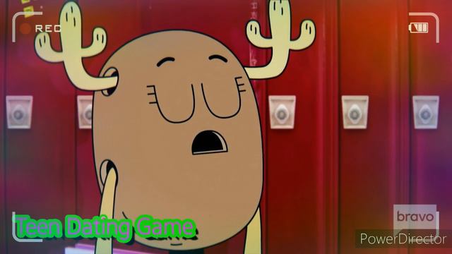 Teen Dating Game - Kissing Round: The Attractive Penny Fitzgerald the Peanut from Cartoon Network 😂 смотреть онлайн