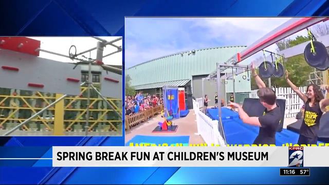 Spring Break with American Ninja Warrior Daniel Gil at Children's Museum смотреть онлайн