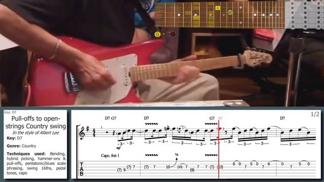 Albert Lee 's KILLER Pedal Tones, Swing 16ths & Major Blues Scale Phrasing