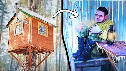 100 часов в ДОМЕ НА ДЕРЕВЕ - ВЫЖИВАНИЕ! смотреть онлайн