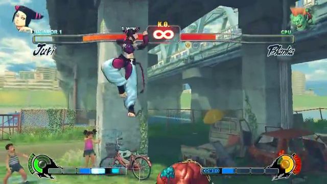 street fighter IV - JURI (GOUKEN) VS HAKAN (BLANKA) смотреть онлайн