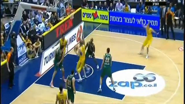 Lior Eliyahu Vs Olimpija Ljubljana 03-02-2011  (ליאור אליהו מול לובליאנה)