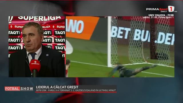 Fotbal Show. Viorel Moldovan, comentarii după remiza Farului şi discursul lui Hagi смотреть онлайн