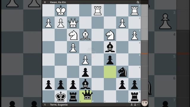 Kwan, Ka Kin vs Torre, Eugenio || World U20-ch11 Preliminaries D 1971 @chessbuddies 🔴 #EugenioTorr смотреть онлайн