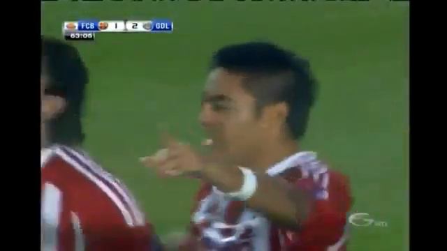 Barcelona (1 - 4 ) Chivas , Golazo de Marco Fabian, 08-03-2011 chilena смотреть онлайн