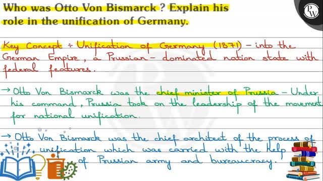 Whoas Otto Von Bismarck? Explain his role in the unification of Germany. смотреть онлайн