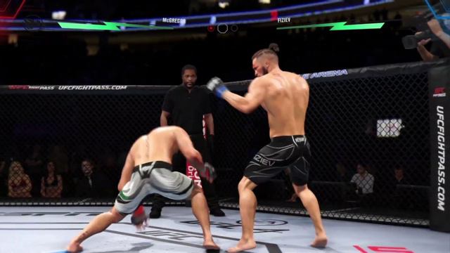 Mcgregor vs Rafael Fiziev Lightweight Division Underline Match -24 UFC 4 смотреть онлайн