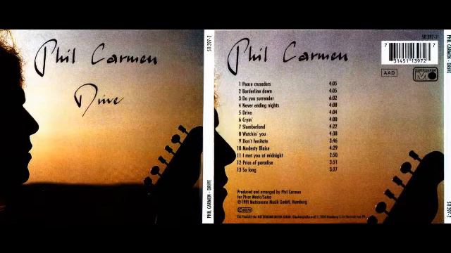 PHIL CARMEN - DRIVE ( Full Album), REMASTERED, ORIGINAL,  His BEST RATED Album... HQ Sound.