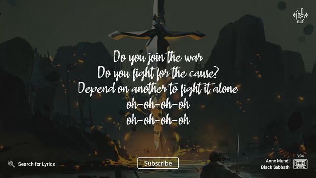 Black Sabbath - Anno Mundi (Lyrics video for Desktop) смотреть онлайн