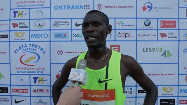 CALEH NDIKU - interview after Ostrava Golden Spike 2014 смотреть онлайн
