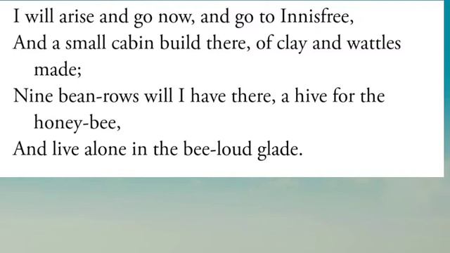 The Lake Isle of Innisfree by William Butler Yeats Best Explanation смотреть онлайн