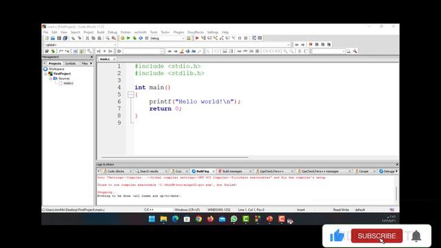 How to solve Compiler In Code block ?What is MinGW and how to work with code block?شرح بالعربي смотреть онлайн