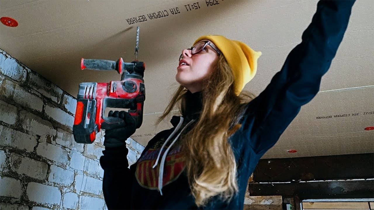 Утеплила холодный гараж ИЗНУТРИ! Что из этого вышло! смотреть онлайн