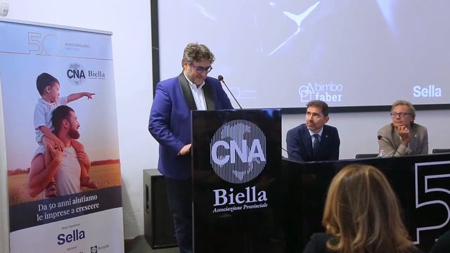 Bimbo Faber: inaugurazione dell’opera di Daniele Basso per il 50° Anniversario di CNA Biella смотреть онлайн