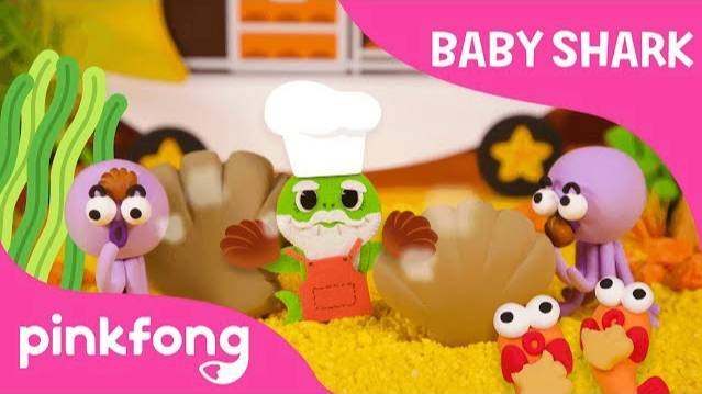 Hot Clam Buns | Baby Shark Clay | Pinkfong Clay | Pinkfong Songs For Children
