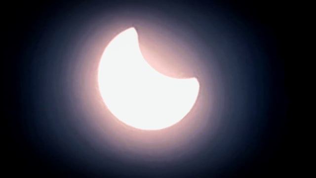 Слънчево затъмнение над Кубрат