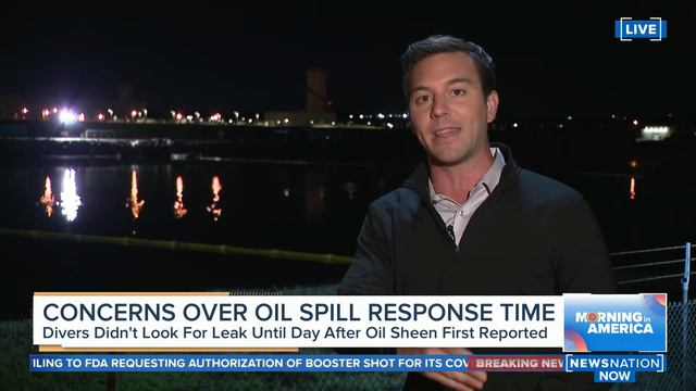 Concerns over response time in California oil spill смотреть онлайн