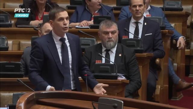 Laž - Sredstvo Političke Borbe SNS-a - Obraćanje Miloša Jovanovića U Skupštini