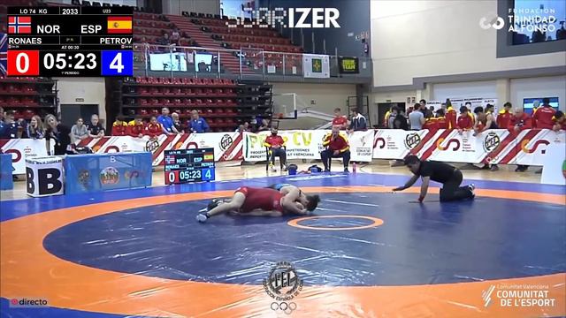 3º R. FS - 74Kg: RONAES, OLAV (NOR) PETROV, DANIEL (ESP) смотреть онлайн